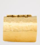 Saint Laurent Cassandre Cuff Bracelet gold-tone metal (British brand)