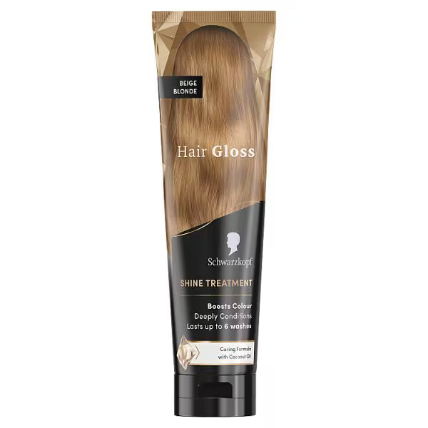 Schwarzkopf Hair Gloss Beige Blonde 150ml (British brand)