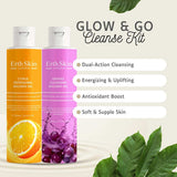 Erth Skin London shower gels grapes citrus 2x300ml, imported from the UK