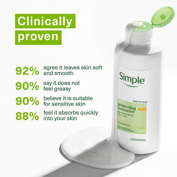 Simple Kind to Skin Protecting Moisturiser SPF15 125ml (British brand)