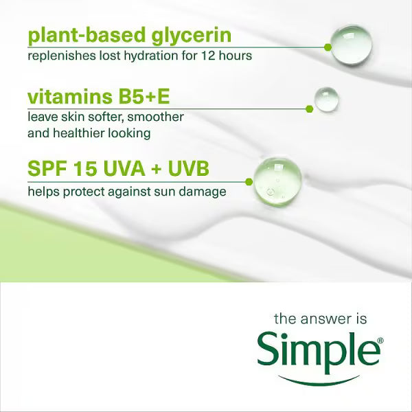 Simple Kind to Skin Protecting Moisturiser SPF15 125ml (British brand)