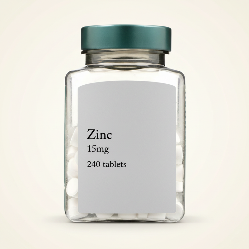 Holland & Barrett Zinc 15mg 60 Tablets