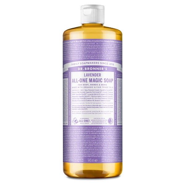 Dr Bronner Lavender Castile Liquid Soap - 946ml GOODS Superdrug   