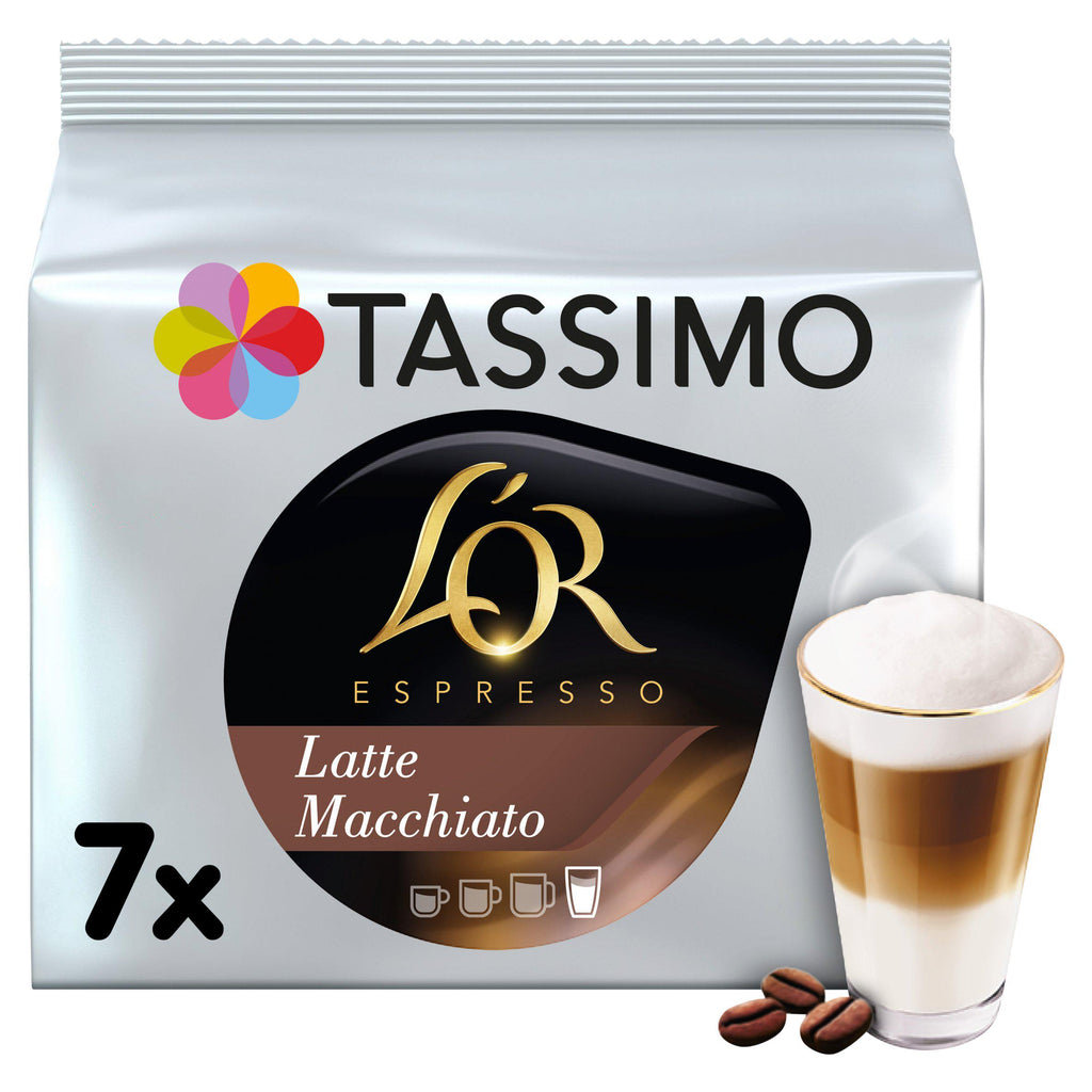 Tassimo L'OR Latte Macchiato Coffee Pods x7