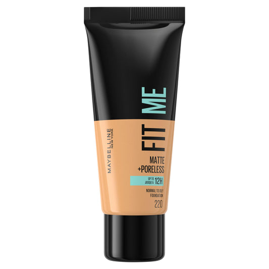 Maybelline Fit Me Foundation Natural Beige 220 30ml All Sainsburys   