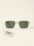 Prada PR 02ZS rectangle-frame acetate sunglasses 52mm (British brand)