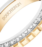 Boucheron Quatre band yellow white gold diamonds - British product