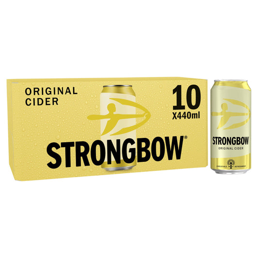Strongbow Original Cider 10x440ml GOODS Sainsburys   