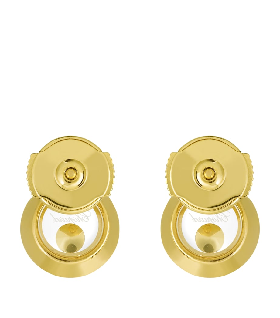 Chopard Happy Diamonds earrings 18kt yellow gold - British product