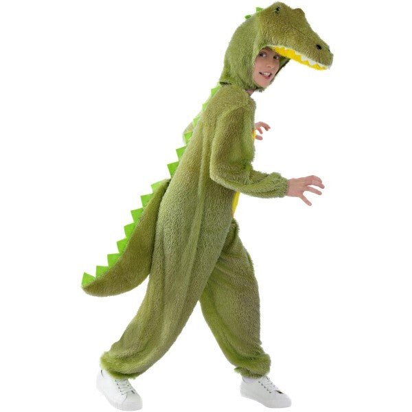 Smiffys crocodile costume with jumpsuit and hood, imported from the UK