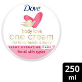 Dove One Cream For Face Hands & Body Light Hydration 250ml GOODS Superdrug   