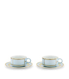 Ginori 1735 Celeste teacup and saucer set, UK version