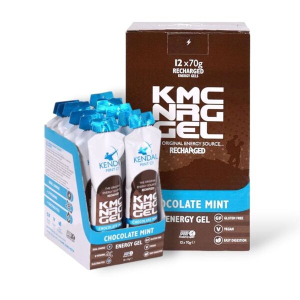 KMC NRG Gel Energy Gel Chocolate Mint - 12x70g GOODS Superdrug   