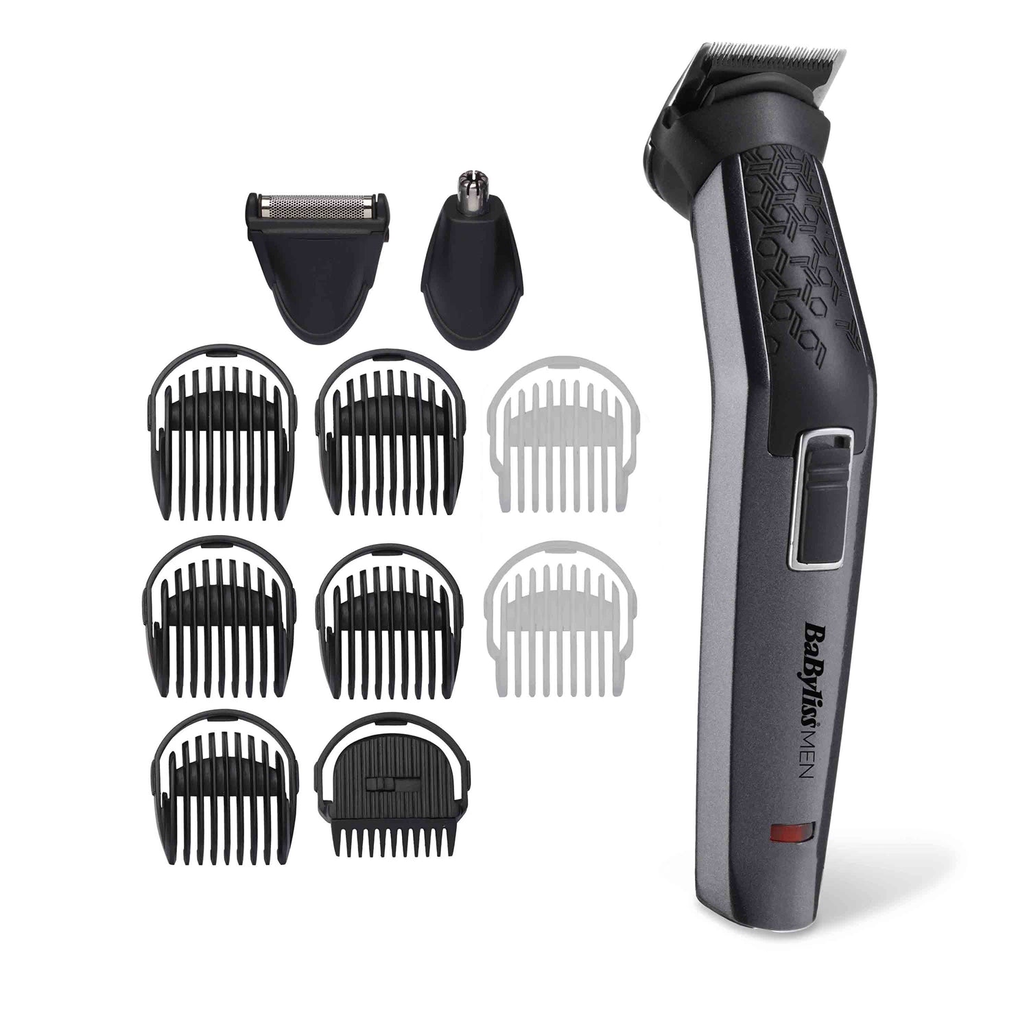 BaByliss 11-in-1 carbon titanium trimmer kit for face and body, imported from the UK