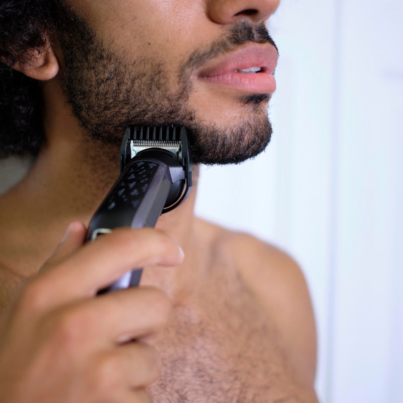 BaByliss 11-in-1 carbon titanium trimmer kit for face and body, imported from the UK
