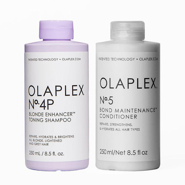 Olaplex No.4P Blonde Enhancer Duo, UK version