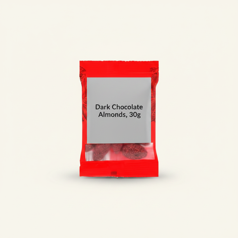 Holland & Barrett dark chocolate raspberry almonds 12 x 30g - British product
