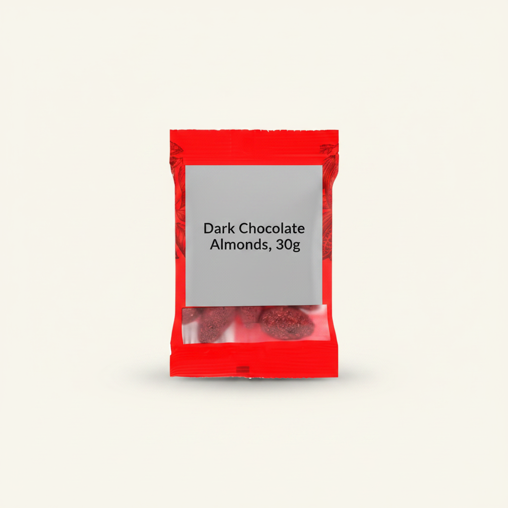 Holland & Barrett dark chocolate raspberry almonds 12 x 30g - British product