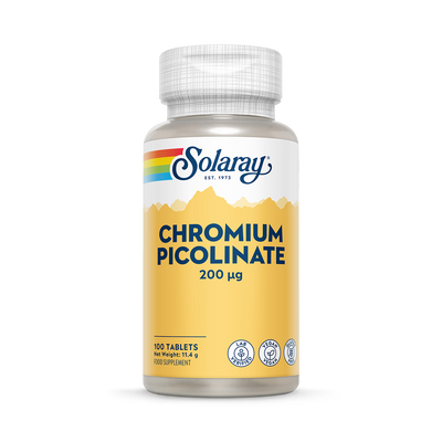 Holland & Barrett Solaray Chromium Picolinate 200mcg 100 Capsules- Buy online at McGrocer