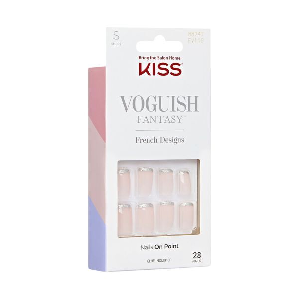 Kiss Voguish Fantasy French Nails - Bisous GOODS Superdrug   