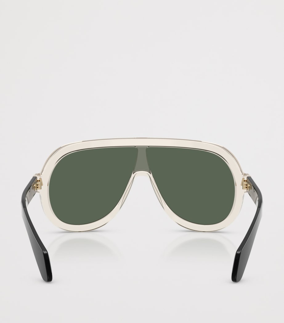 Lunettes de soleil Moncler Sunsette Pilot en acétate, version UK