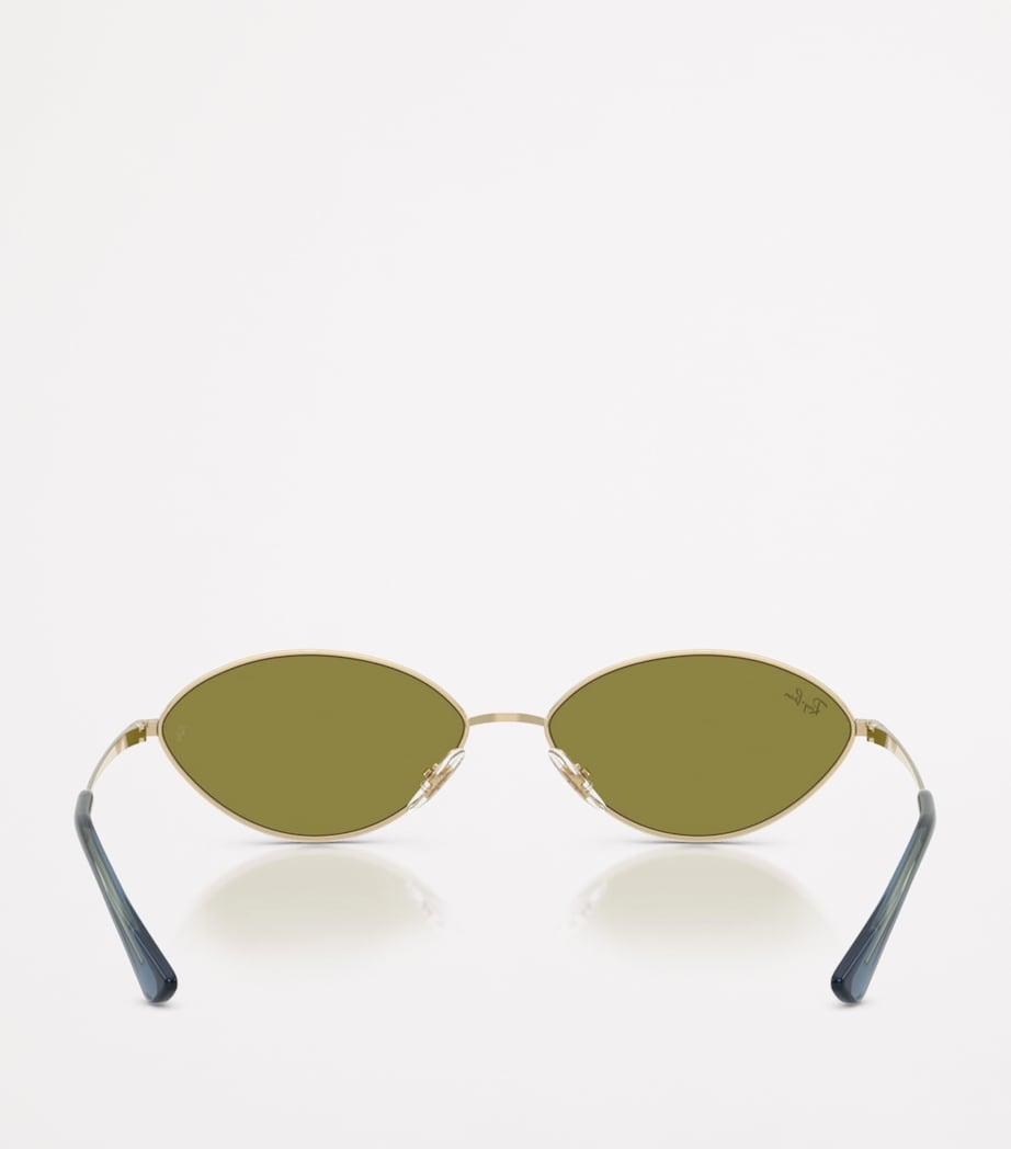 Ray-Ban Kai Bio-Based Oval Sunglasses, imported from the UK
