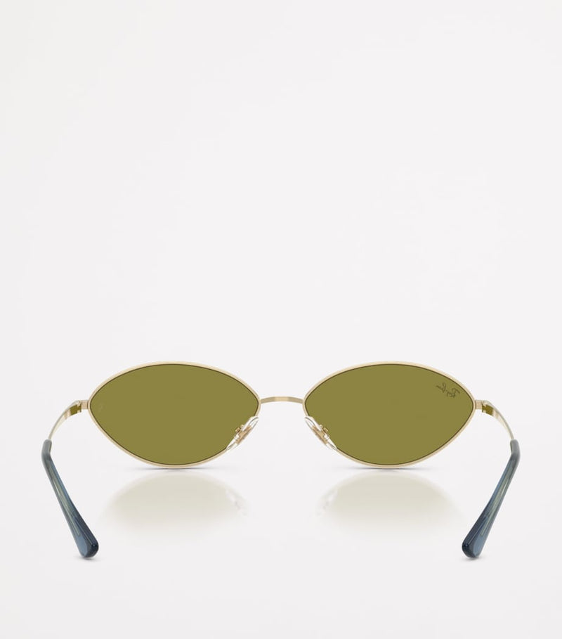 Ray-Ban Kai Bio-Based Oval Sunglasses, imported from the UK
