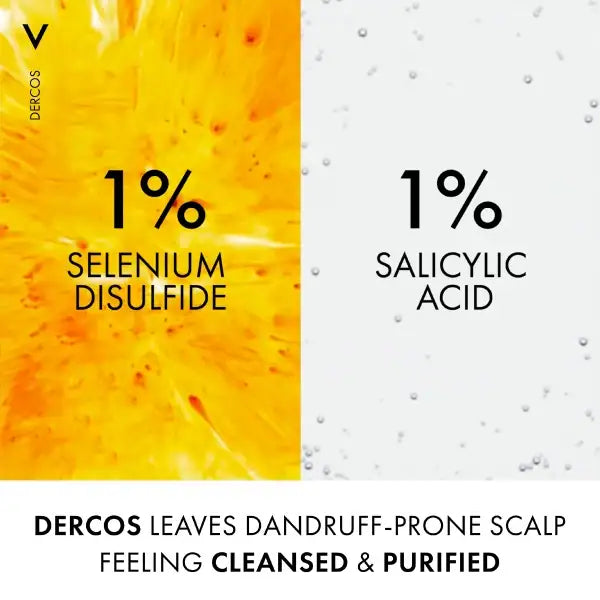 Vichy Dercos Anti-Dandruff Shampoo 200ml (British brand)