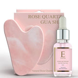 Eclat Skin Rose Blossom Glow Facial Oil+Rose Quartz Gua Sha GOODS Superdrug   