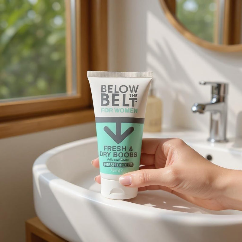 Below The Belt Fresh Breeze Scent boob powder 75ml - British product