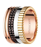 Boucheron Quatre Classique large ring mixed gold (British brand)