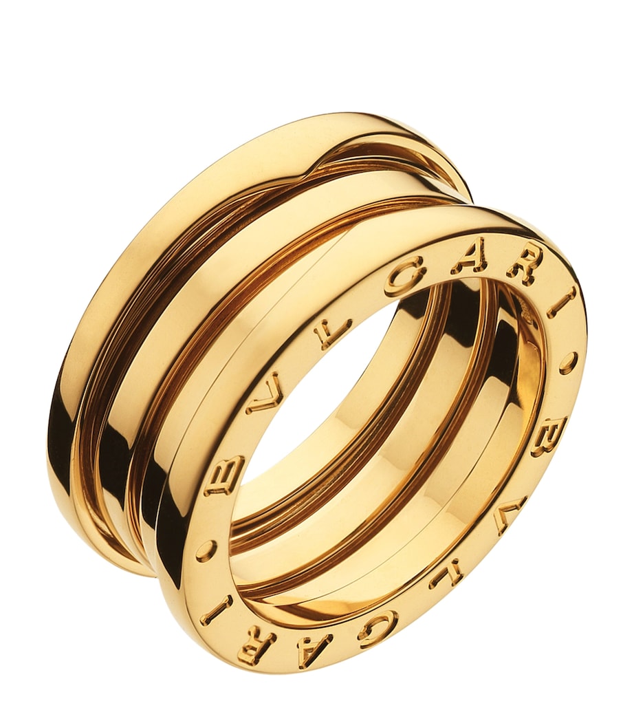 Bvlgari B.zero1 three-band ring 18kt yellow gold - British product