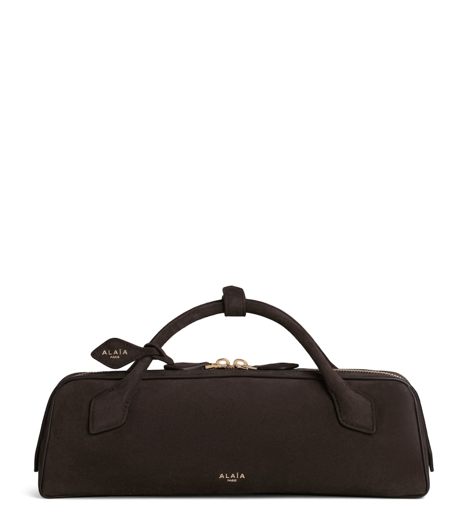 Alaïa Le Teckel suede clutch bag (British brand)