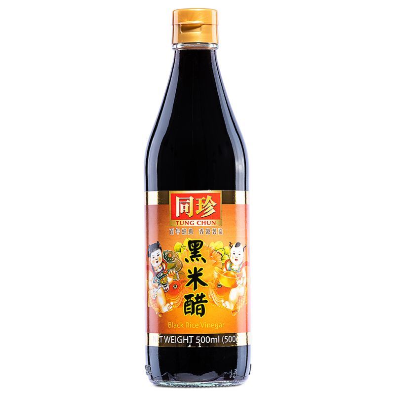 Tung Chun black rice vinegar, UK version