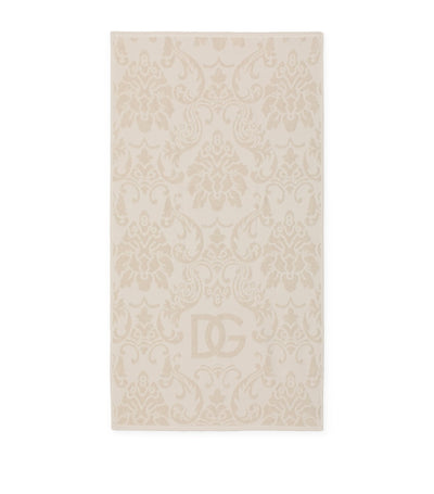 Harrods Dolce&Gabbana Casa Set of 5 Cotton Jacquard Bath Towels- Buy online at McGrocer