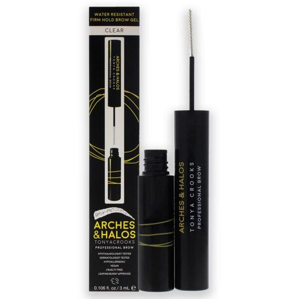 Arches & Halos brow gel clear firm hold 3 ml, imported from the UK