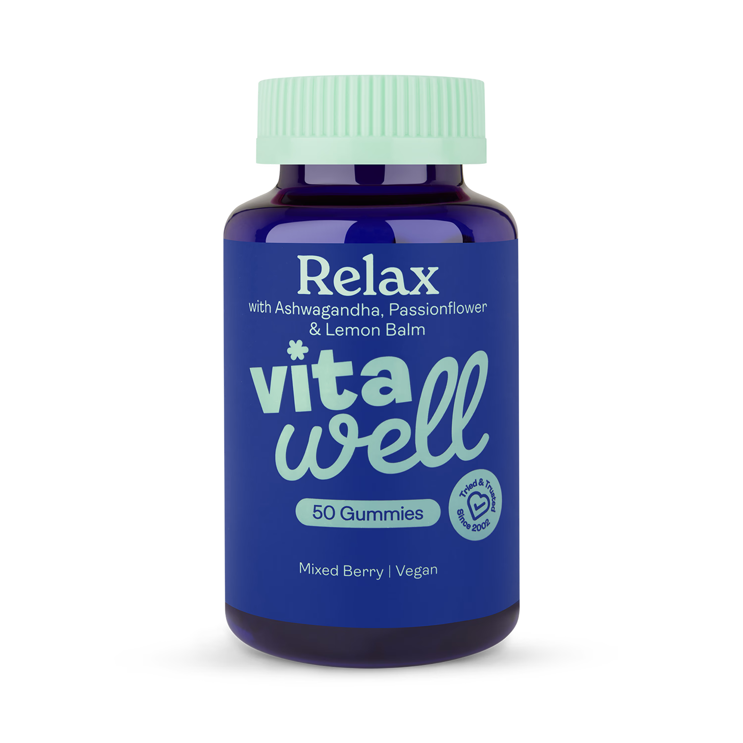 Vitawell Relax Gummies mixed berry 50s (British brand)