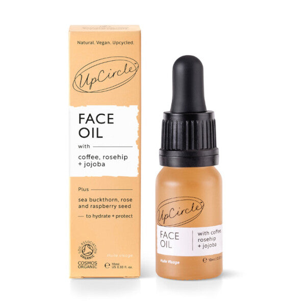UpCircle face oil with coffee rosehip and jojoba 10ml (British brand)