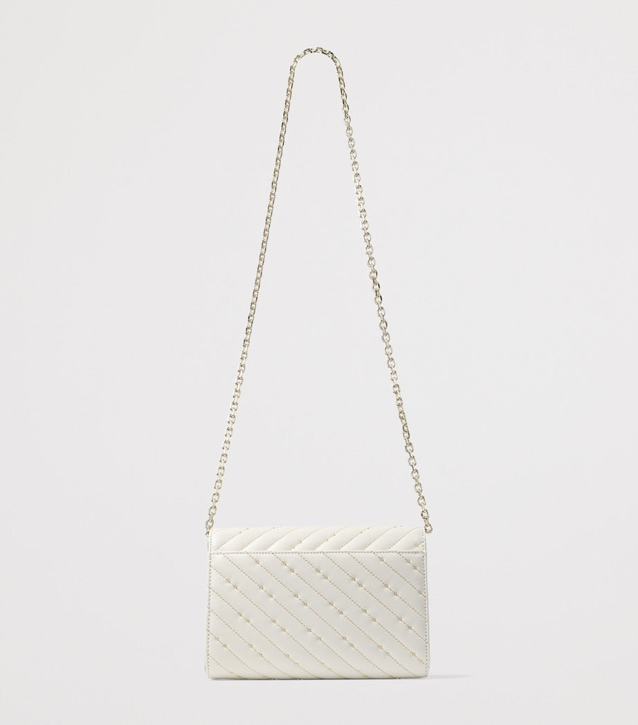 Jimmy Choo Curve leather clutch bag, imported from the UK