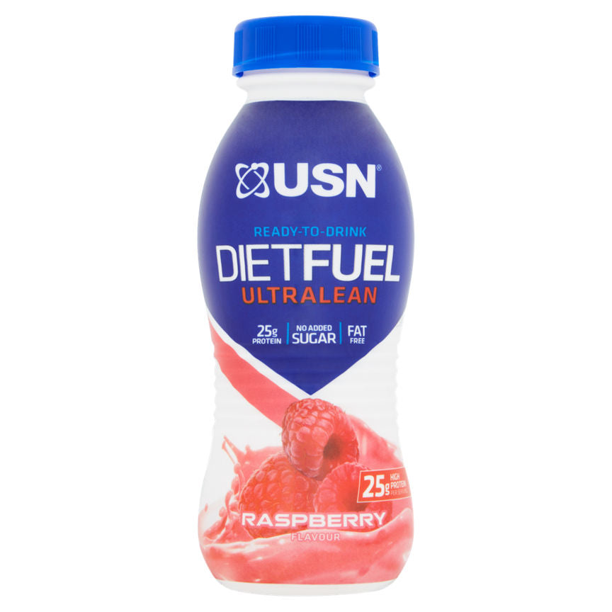 USN Diet Fuel Ultralean Ready-To-Drink Raspberry Flavour