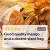 Holland & Barrett Dried Mango Slices 210g, UK version