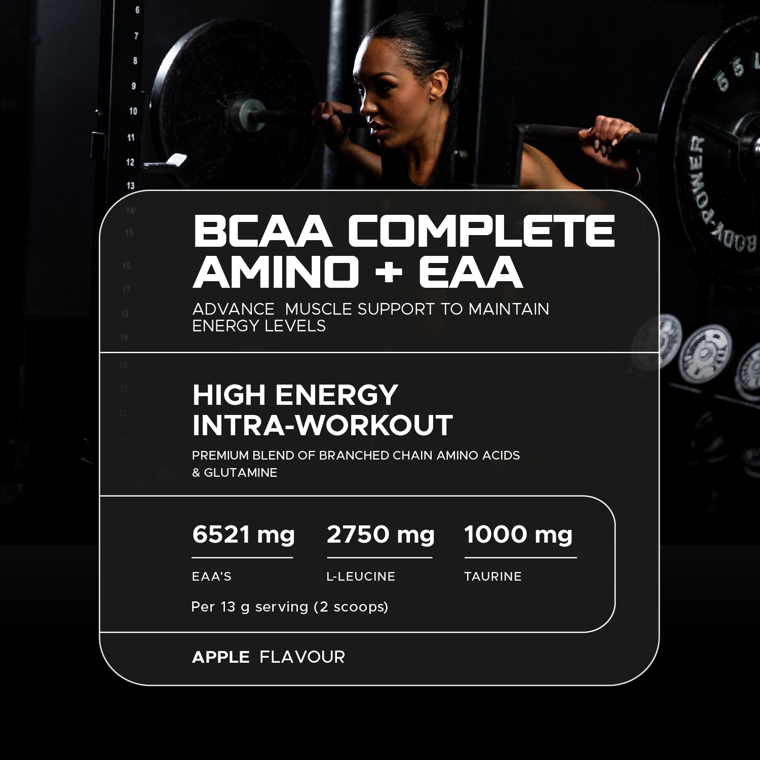 USN BCAA+EAA Apple 400g sports supplement (British brand)