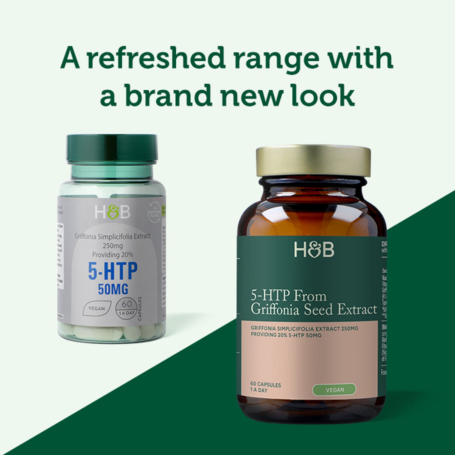 Holland & Barrett 5-HTP Griffonia Seed Extract 60 capsules, UK version