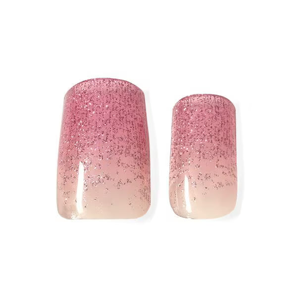 Mylee gel nail wraps pink stardust, imported from the UK