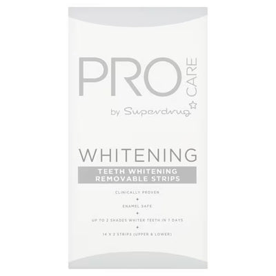 Superdrug Bandes Blanchissantes ProCare Teeth 14 Pack - Acheter en ligne chez McGrocer