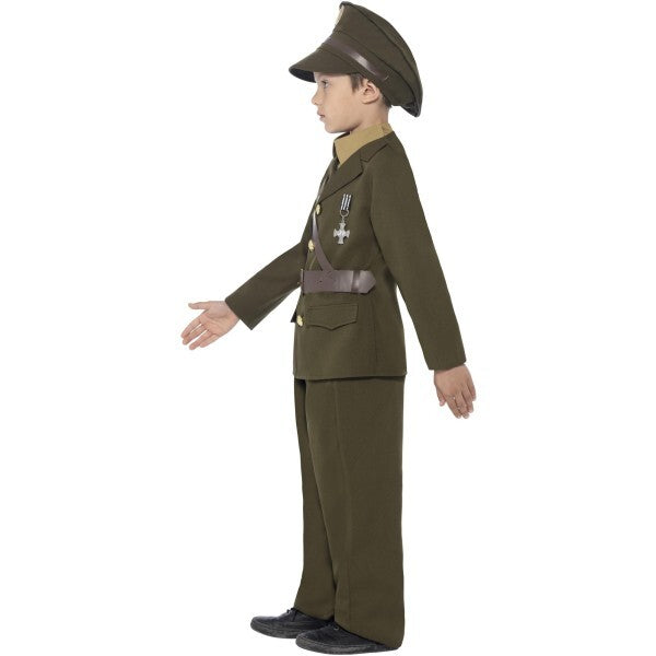Smiffys Offizierskostüm mit Jacke und Accessoires (britische Marke)