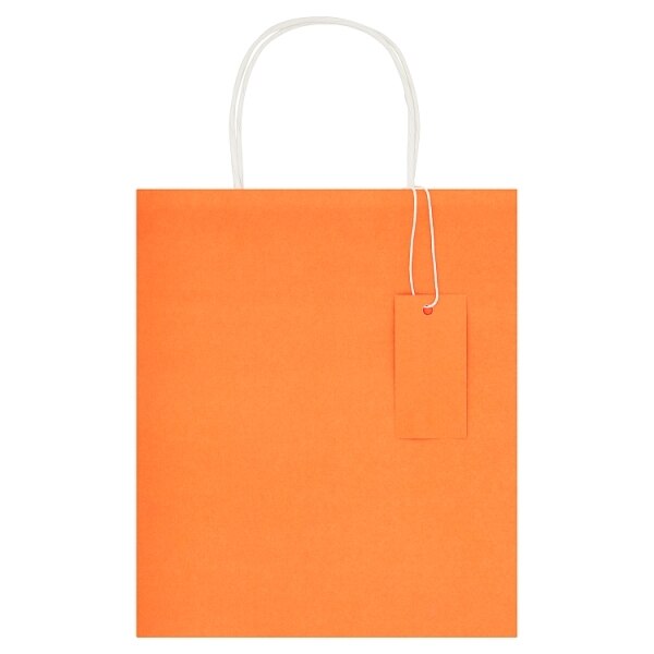 Medium Recyclable Kraft Gift Bag for All Occasions GOODS Superdrug Orange  