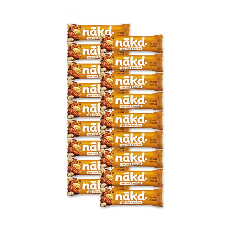 Nakd Peanut Delight bars 18x35g, UK version