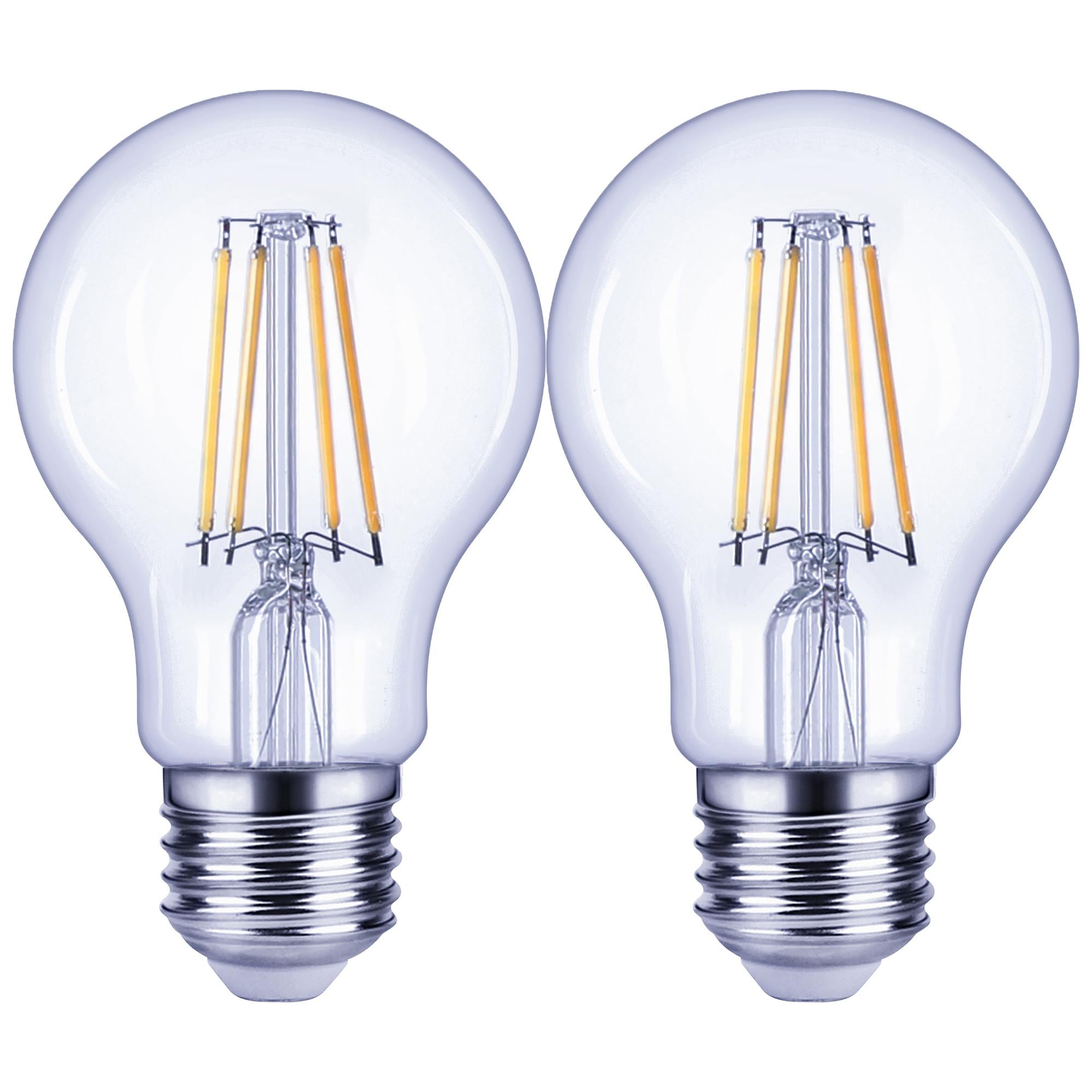 Sainsbury's Home LED Filament Standard 60W ES Light Bulb 2pk GOODS Sainsburys   