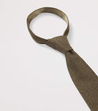 BOSS knitted silk tie with textured weave (British brand)